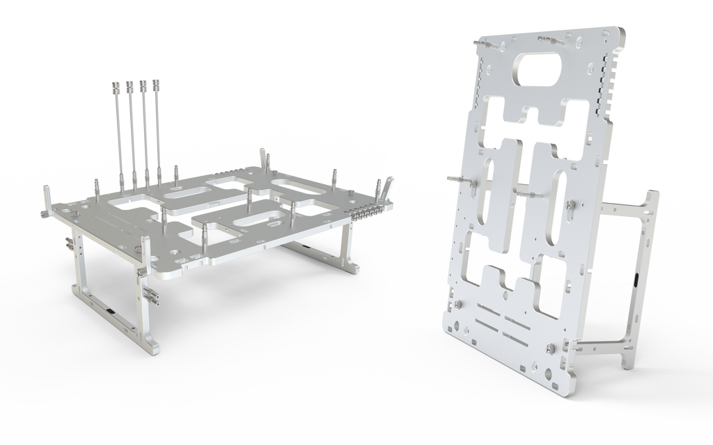 Open Benchtable V2 - Black, Silver & Titanium Open Benchtable V2 - Black, Silver & Titanium